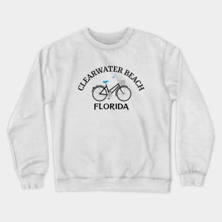 Clearwater Beach Bicycle Crewneck Sweatshirt